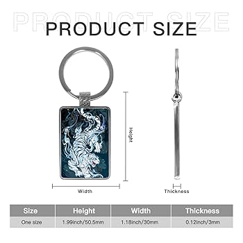 Amazon.co.jp: キーホルダー 和柄 虎柄 白虎 タイガー