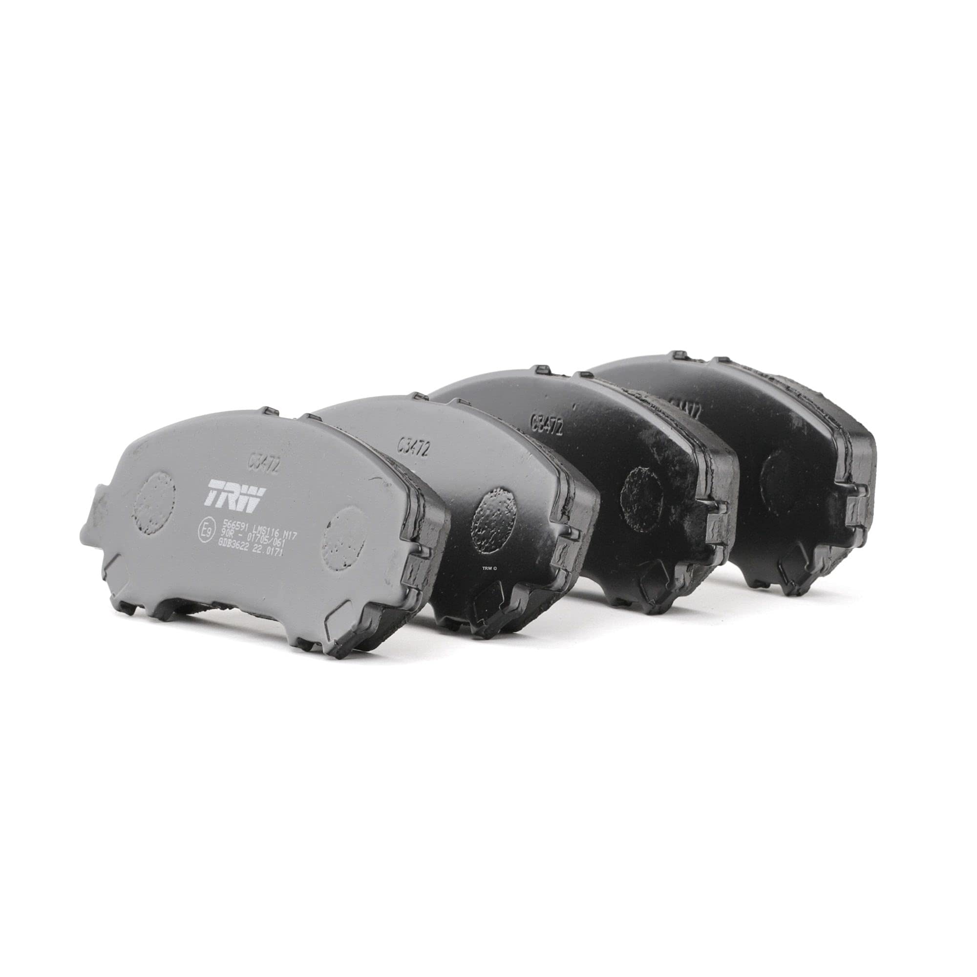 TRW GDB3622 Brake Pad Set, disc brake for NISSAN