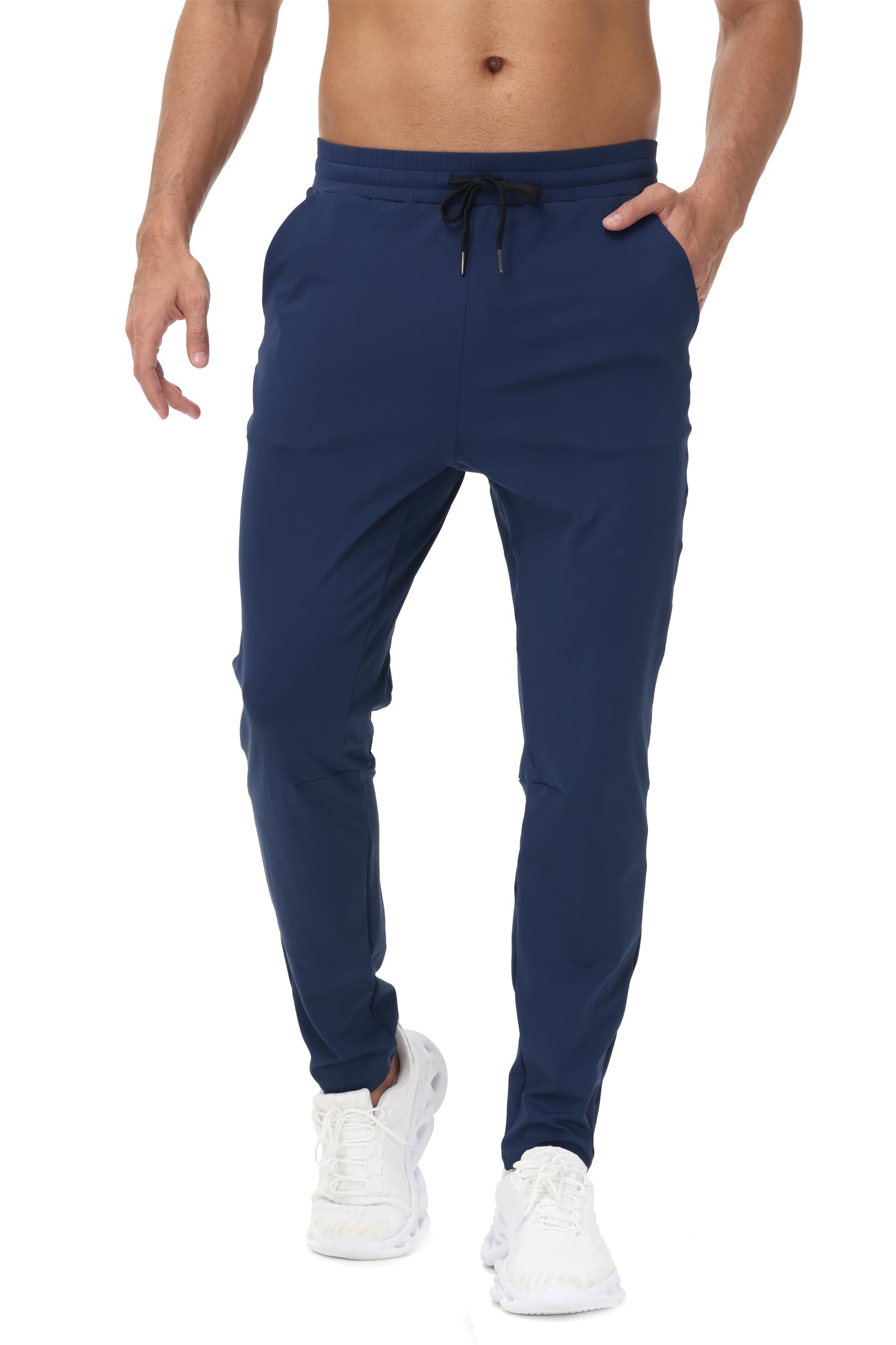 Blaosn Mens Athletic Sweatpants Gym Workout Running Sweat Jogger Pants with Pockets Stretch Comfy Baggy Track Travel Golf Exercise Sport Jogging Active Wear Lounge Clothes Casual Outfits 30