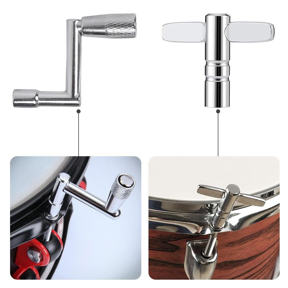 Clés De Batterie, Clé D'accordage de Batterie, Accessoires de Réglage de Tambour, Clé D'Accordage, Clés De Réglage De Batterie, Accessoires de Réglage de Tambour, Clés De Tembour Universelles, 4 PCS