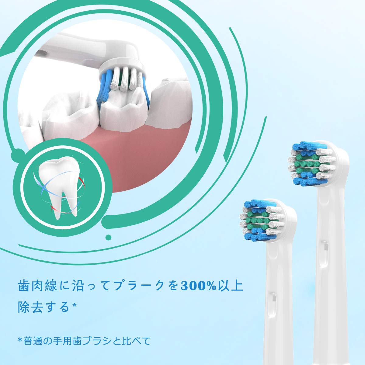 Amazon.co.jp: WyFun ブラウン オーラルB 対応 電動歯ブラシ 替え