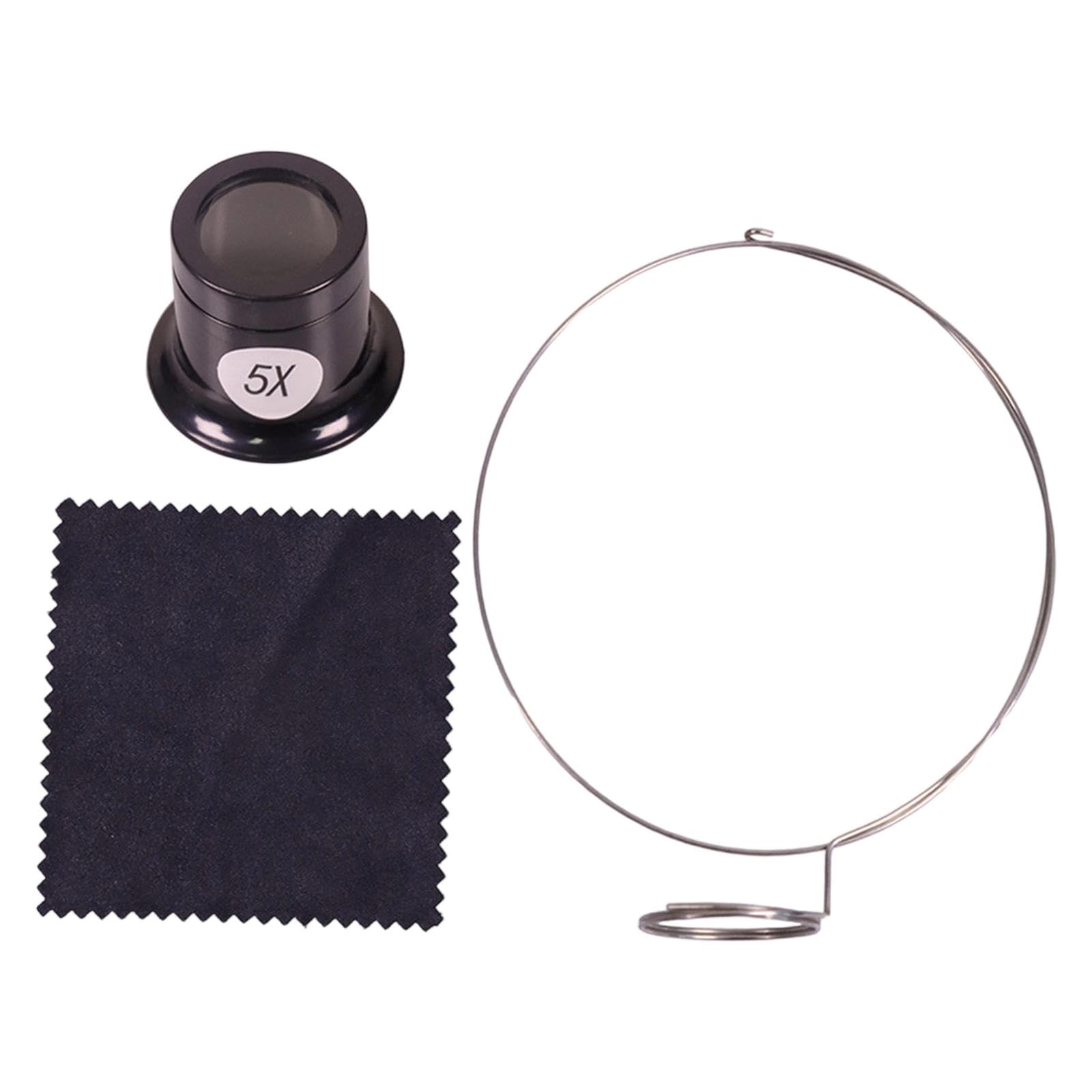 BNF® Eye Loupe with Glass Cloth Eye Clip Magnifiers Glass for Watchmaker Jewelers 5X-Sports, Fitness & Outdoors///Safety Glasses-image-39