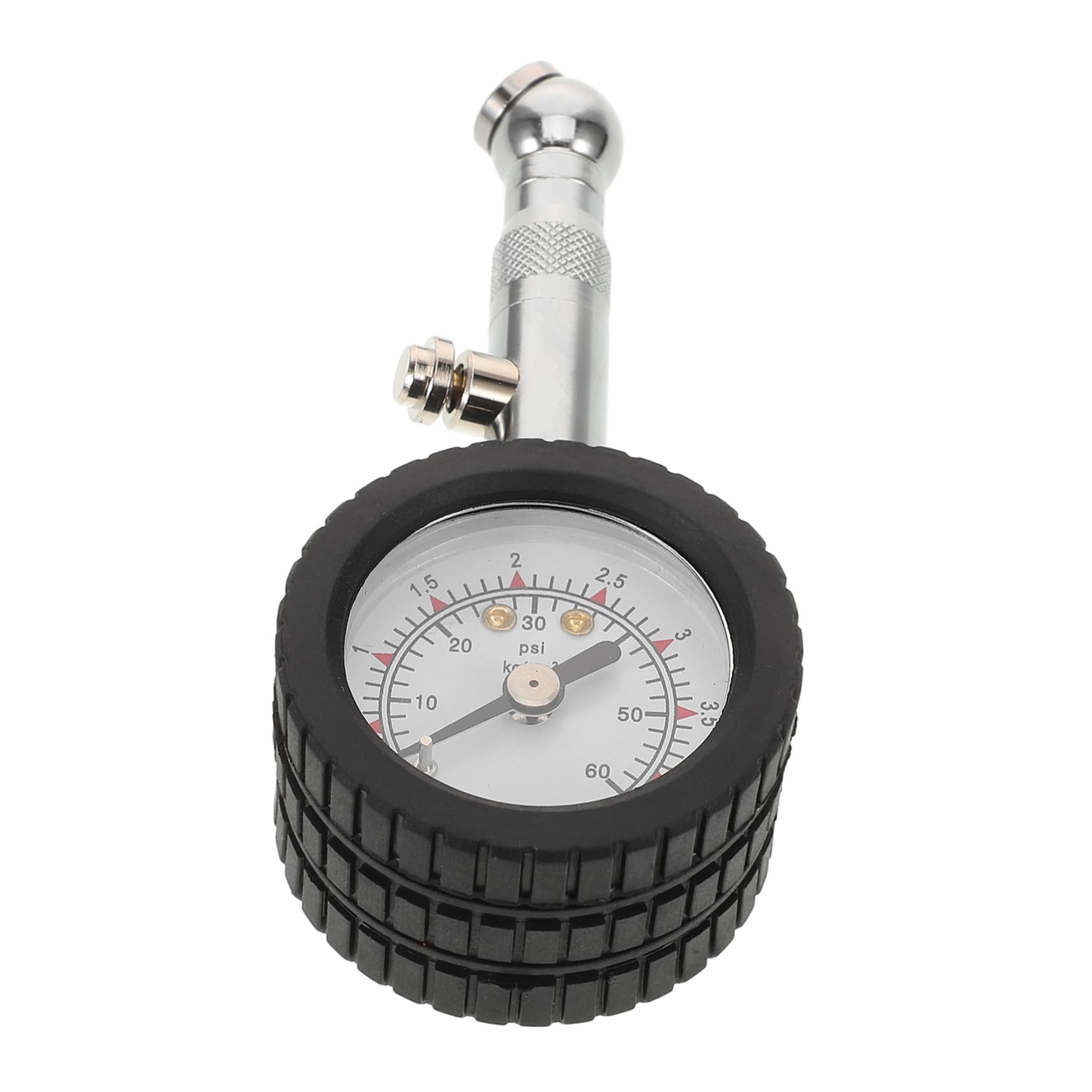 Gadpiparty 4pezzi Manometro Per Pressione Pneumatici Portatile Misuratore Di Pressione Per Auto Facile Da Usare Design Resistente Per Condizioni Dure Strumento Per Controllo