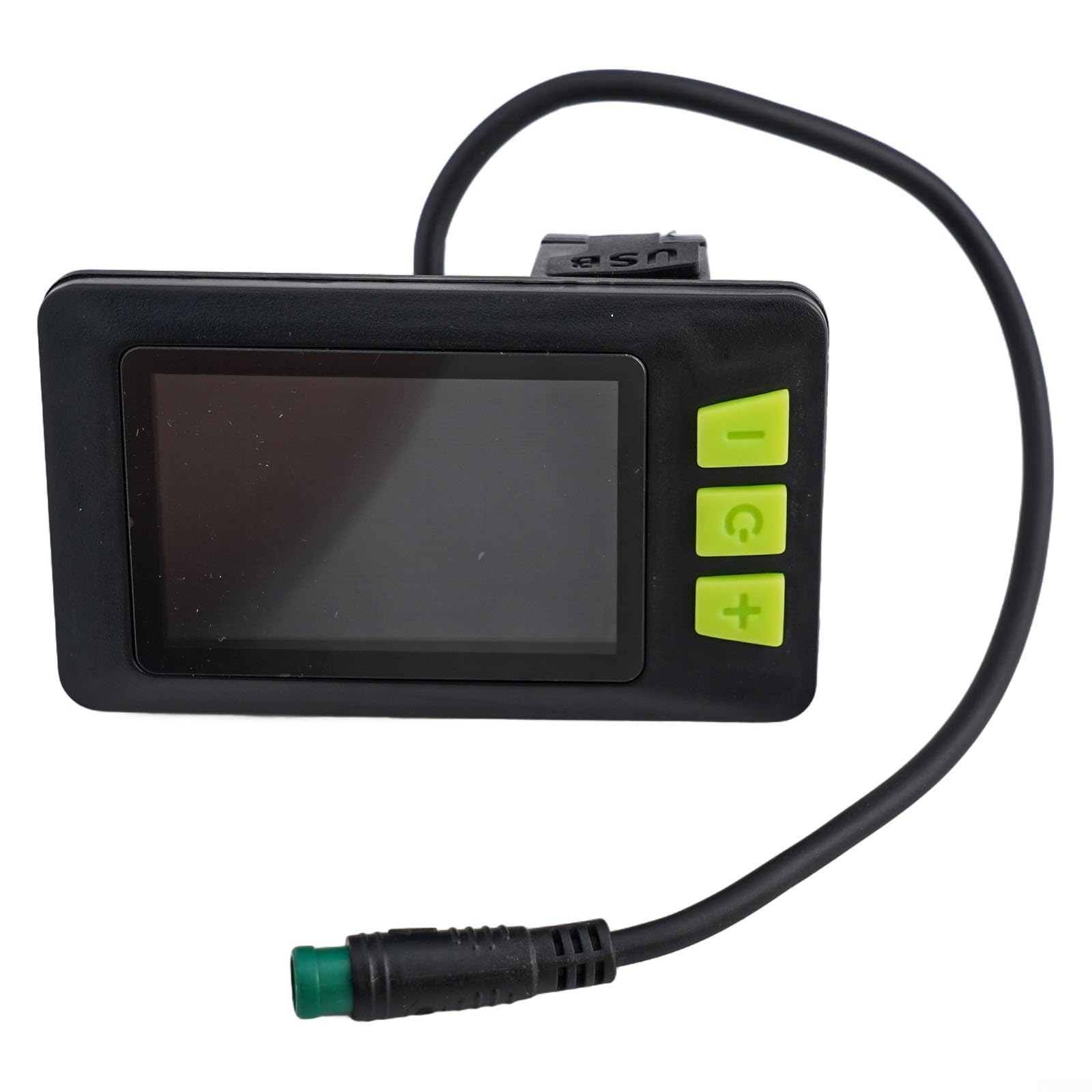 P3C - Display LCD per bici elettrica, 24 V/36 V/48 V, 5 pin, USB, UART, velocità ODO, per scooter e mountain bike, colore nero