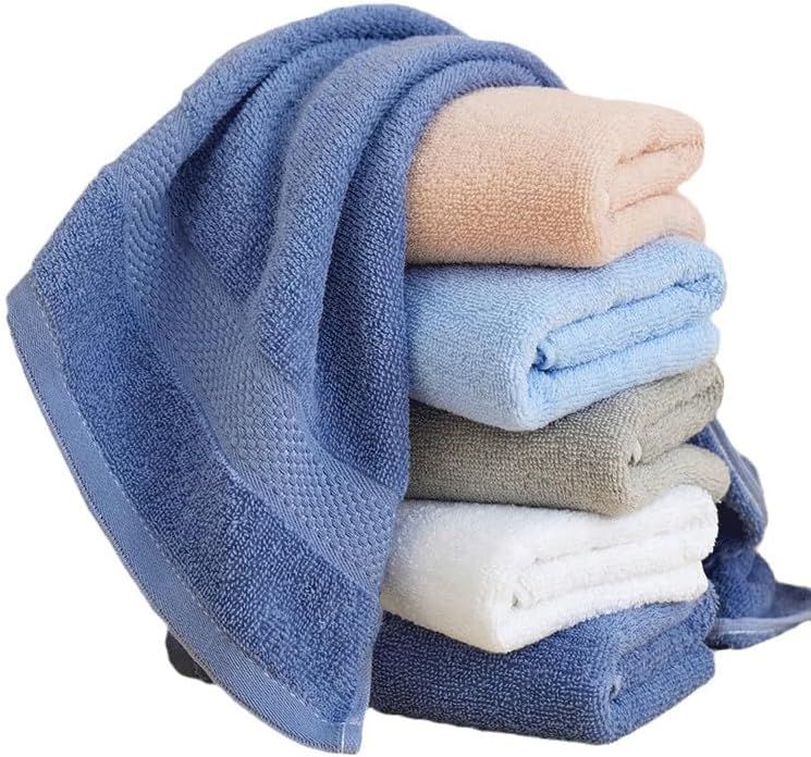 Towel Cotton Absorbent Thickening Soft Plain Color Gift Embroidery Household Towel