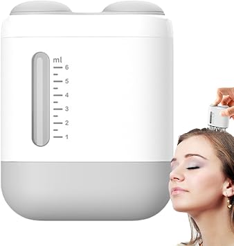Oil Applicator Hair, Scalp Applicator Dispenser, Professional Hair Bottle Applicators 0.5W for Hairs Scalp Massager Oiler Comb Tool Liquid Oil Growth Root Gear