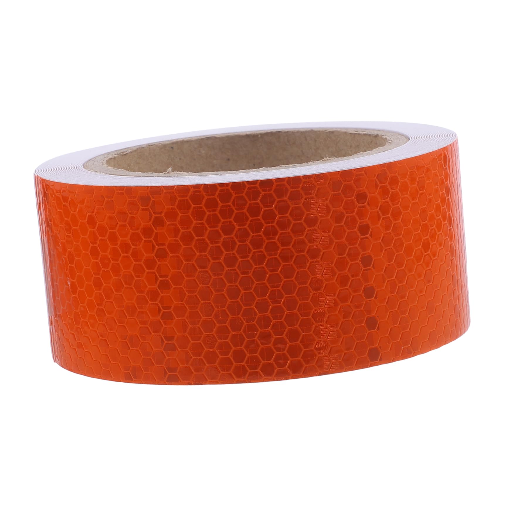 OSALADI 5 Rollos Cinta adhesiva reflectante advertencia pegatina reflectores cinta reflectora cinta reflectante al aire libre cinta reflectante de precaución de polivinilo Naranja