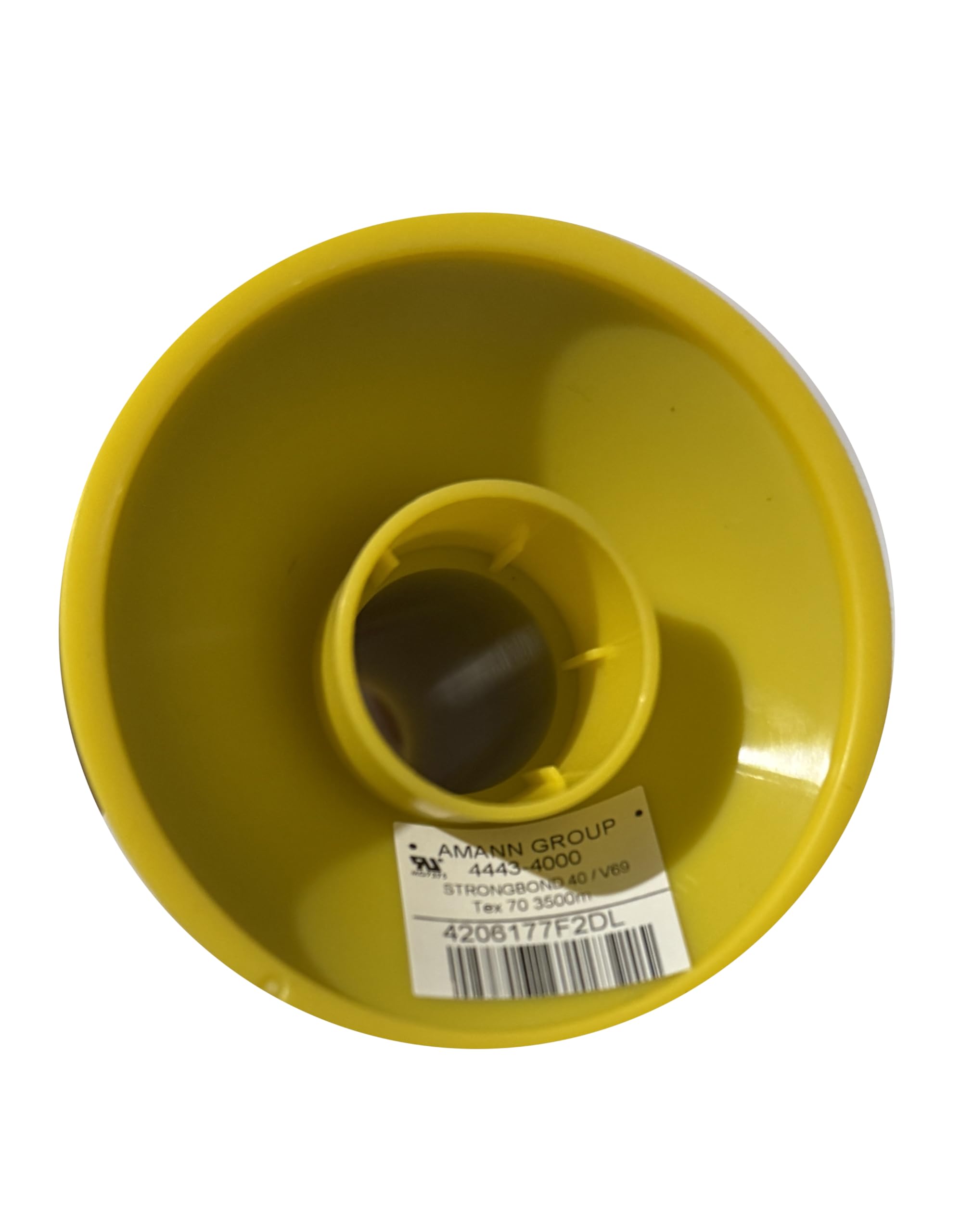 Amann Strongbond 40 / V69 Industrie-Nylon-Bondgarn, TEX 70, 3500 m, strapazierfähiges Nähgarn für Leder, Polster und Taschen, 3,827 m, Schwarz, 4206177F2DL