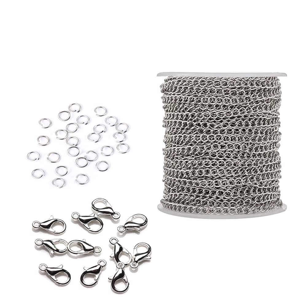 Crafts Haveli Combo of Link Extension Necklace Anchor Chain & Jump Ring