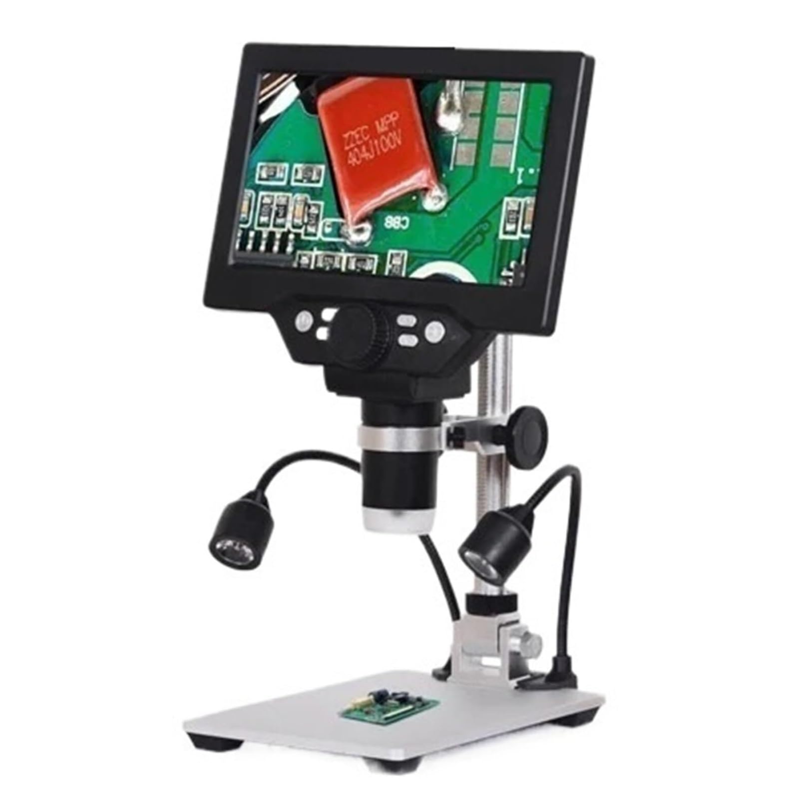 Mikroskop cyfrowy, Mikroskop Oscyloskop Cyfrowy Z Ciągłym Zoomem I 7-calowym Wyświetlaczem LCD