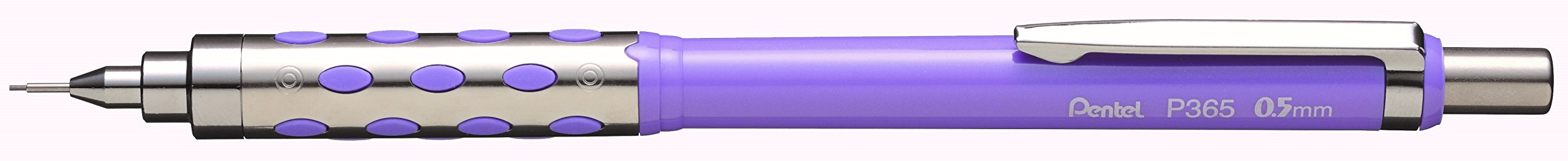 Pentel P365 – Juego de 12 – Portaminas recargable (0,5 mm), color morado