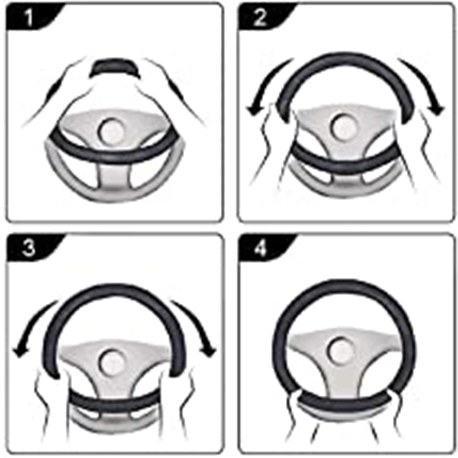 Housse chauffante élégante pour intérieur de voiture de 37 à 38 cm - 12 V - Housse chauffante pour l'hiver