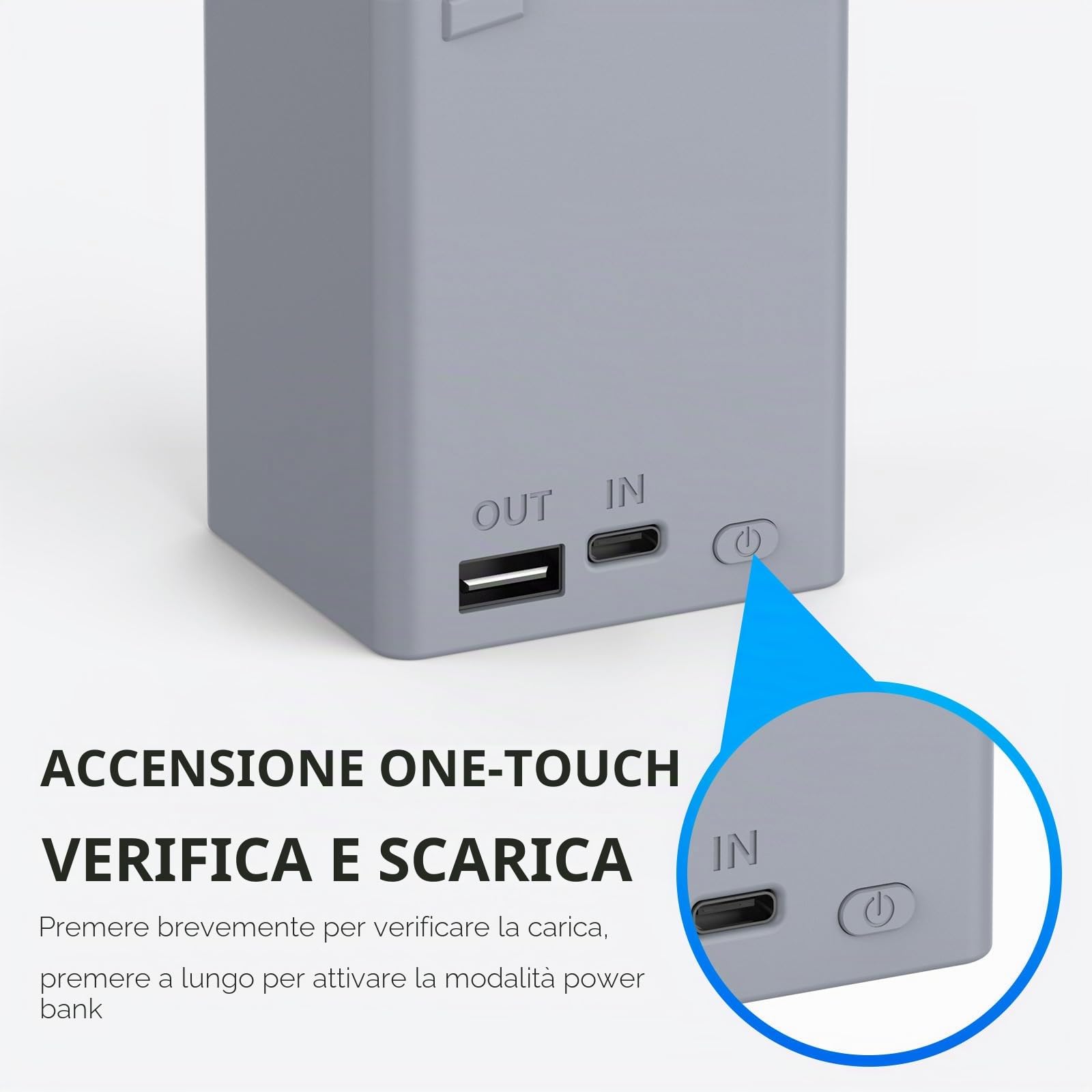FPVtosky Caricabatterie per DJI Mini 5 Pro/4 Pro/ 3/3 Pro Accessori, hub di ricarica batterie, stazione di ricarica batterie parallela (batteria non inclusa) (grigio scuro)