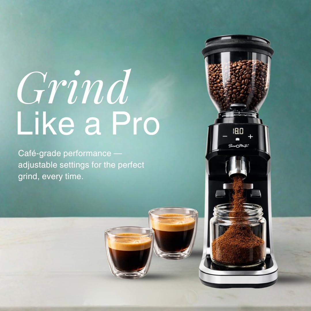 BEVEROMATIC Electric Coffee Grinder - 45 Settings -6 BEVEROMATIC Electric Coffee Grinder - 45 Settings -6