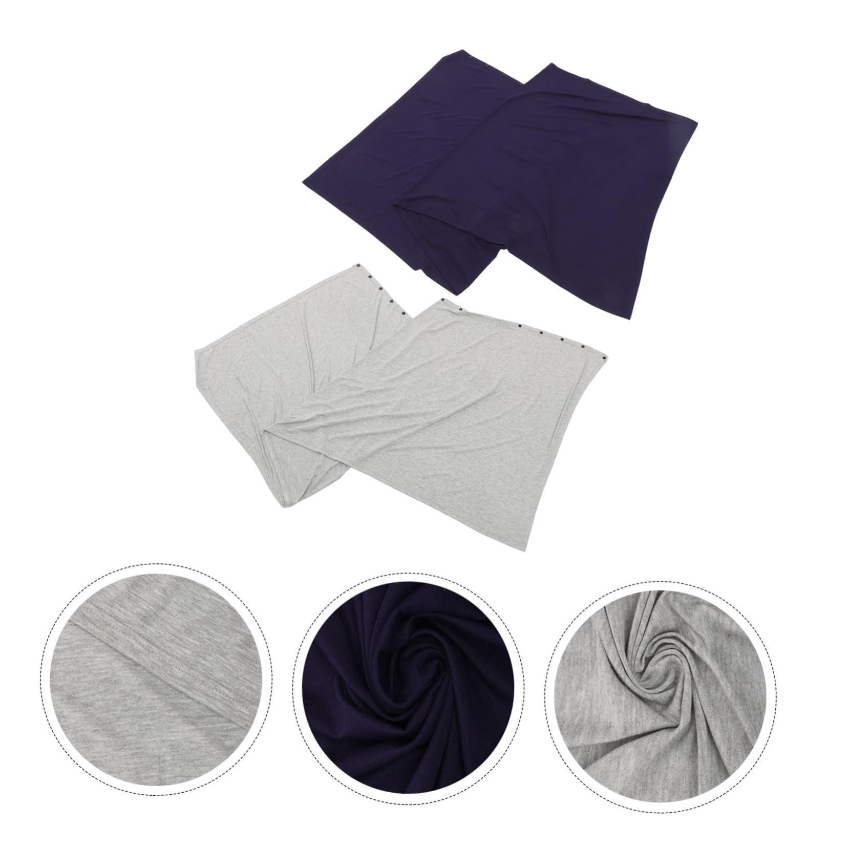Toyvian 2stücke Stillponcho Zum Stillen Baumwoll Stillüberzug Stillabdeckung Stillponcho Für Stillschal Mit Bogen Ausschnitt Multifunktions Stillabdeckung Pflegebedarf Für Stillende
