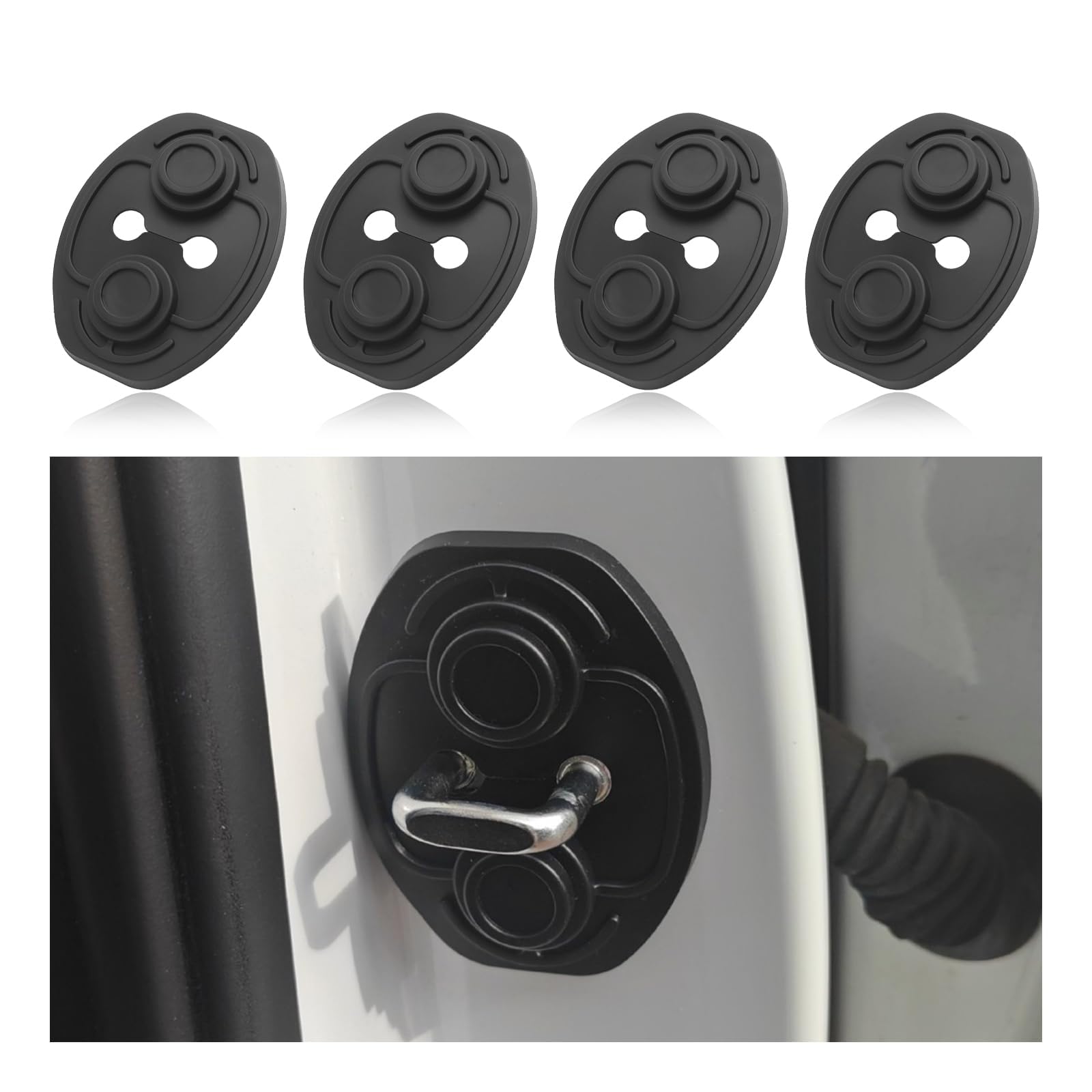 QIZUN Car Door Lock Damper for Citroen Jumpy 3 (III) I 2016-2025