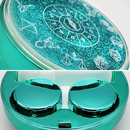 image for Vastsoon Contact Lens Case, Cute Travel Size Eye Colored Contacts Lens