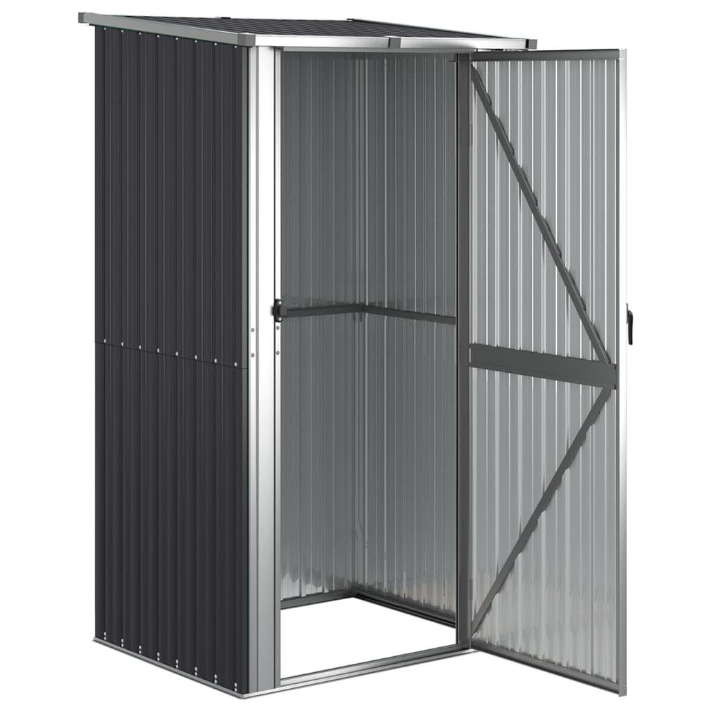 Cobertizo jardín Acero galvanizado Antracita 118,5x97x209,5 cm,Casa y jardín,Jardín,Artículos de Exterior,Estructuras de Exteriores,Cobertizos-150901 — view 3