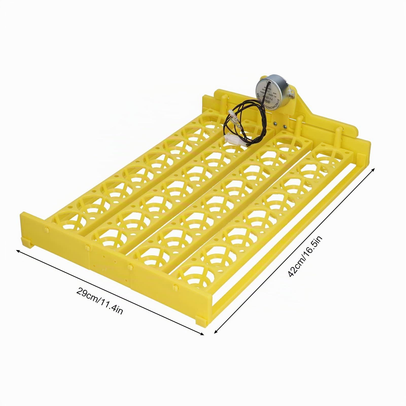 Vassoio per Incubatrice in Plastica per Uova, Girauova Automatico 32 Uova per Uccelli per Oca per Pollo (220V)