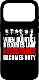 When Injustice Becomes Law Resistance Duty SCOTUS RBG Meme Case for iPhone 17 Pro Max