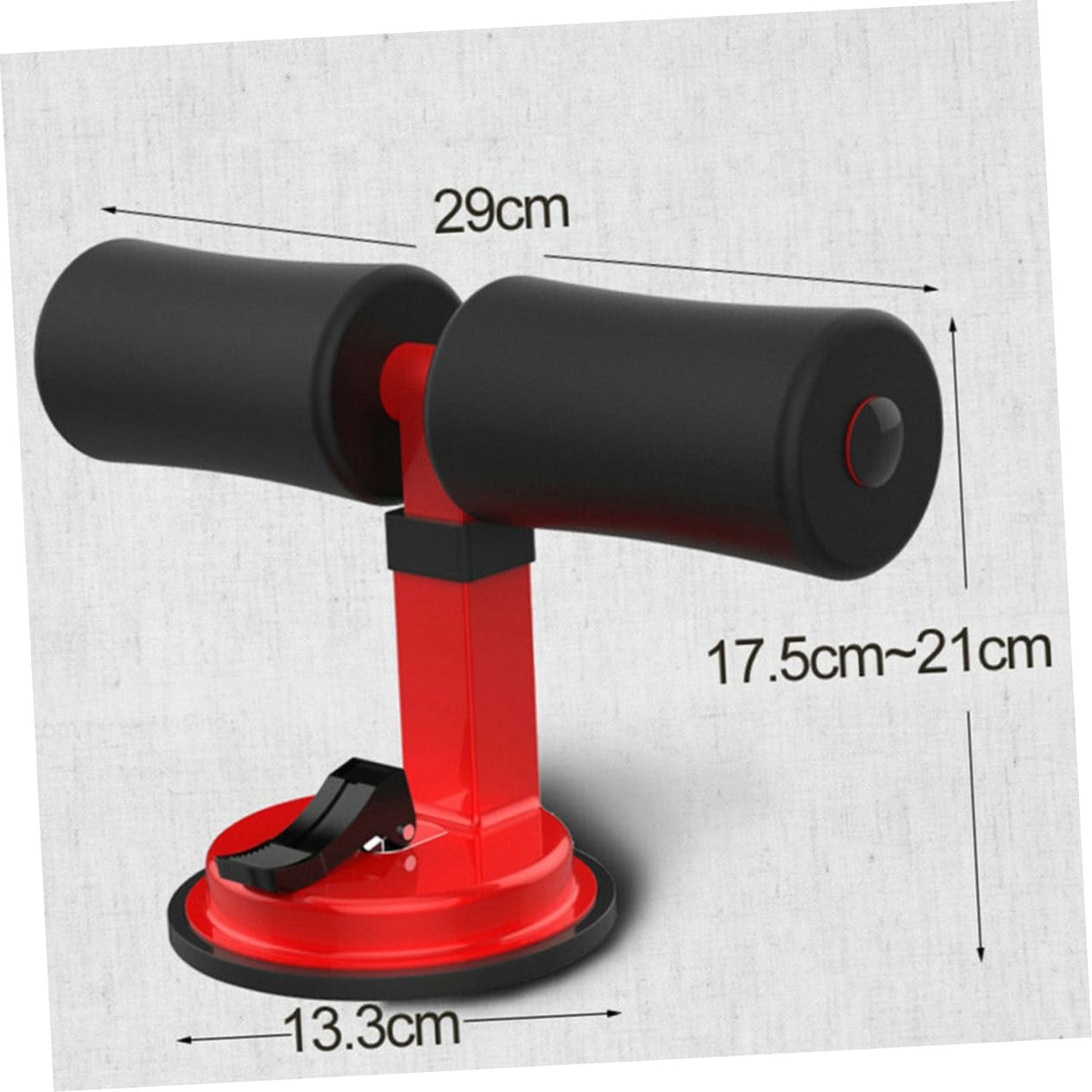 Gogogmee Leg Muscle Training Tool Fitness Bar Abdominal Assist Non Sit-up Tool for Smooth Ground Marble Granite Suitable