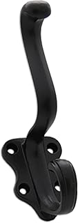 RCH Hardware 8385BLK Iron Cottage Double Arm Hook