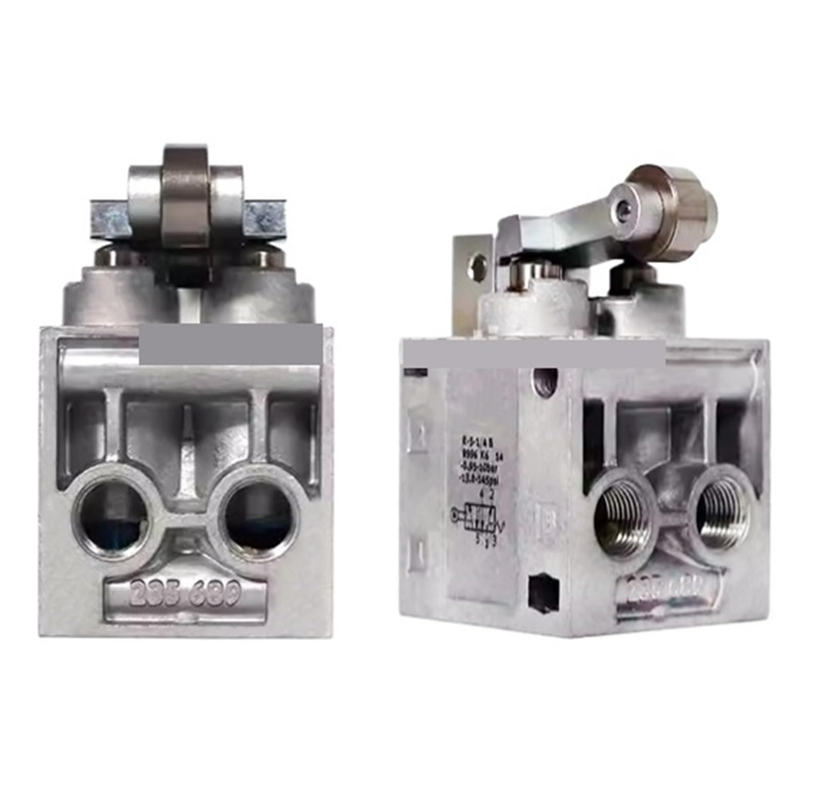 Vanne mécanique 4HV330-10 levier manuel et galet pneumatique AR3000-03G