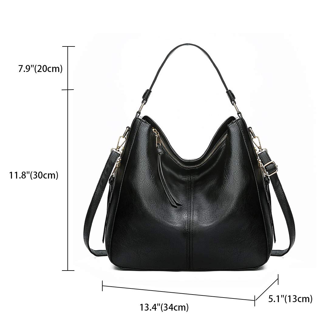 AINUOEY Donna Borse a Mano Borsa a Spalla Elegante Grandi Firmate Marca Tracolla Antifurto PU pelle 76670 1 pz