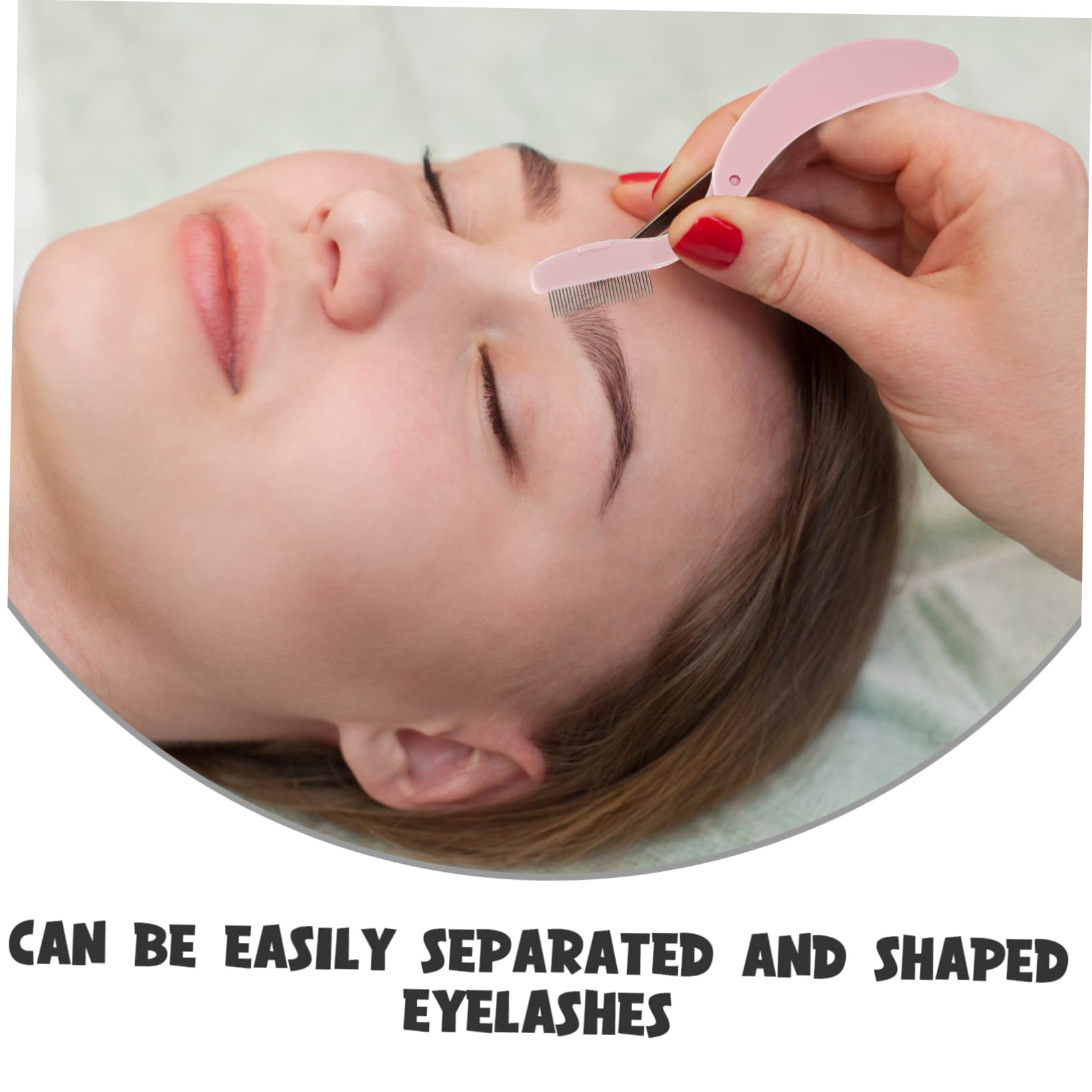 Didiseaon 10 Piezas peine plegable para cejas cepillo para cejas peine de pestañas densas cepillo de pestañas peines de pestañas de cejas de niña herramientas de maquillaje de niña portátil