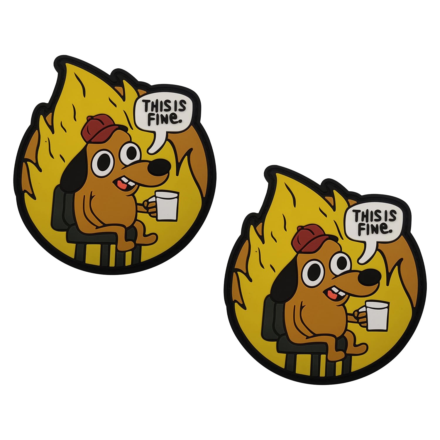 EOWVISN 2 Pieces Of Dog Patch, Creative Cartoon Animals, Cute Children'S Cloth Patch, Interesting Vulnerability Repair Tools, Diy Clothing Back Packaging Patch.