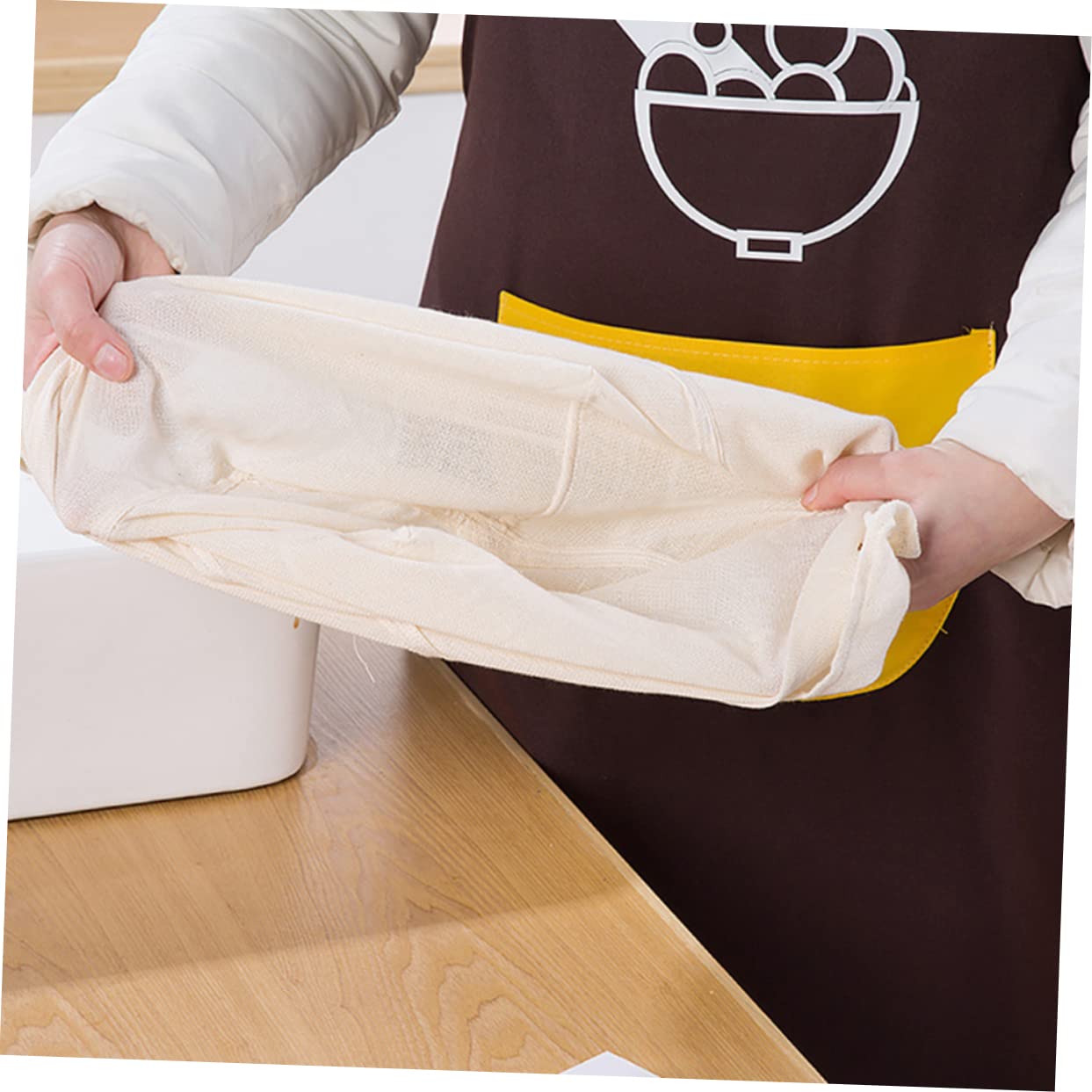 HOLIDYOYO Soybean Milk Filtration Bag Reusable Filter Mesh for Homemade Beverages