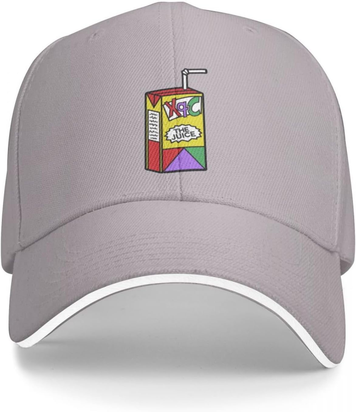 QFLLQLFF Baseball Cap XQC xQc xQcOW The Juice Gamer Classic Baseball Cap Foam Party Hats Military Tactical Caps Golf Wear Woman Hat Men's Gift