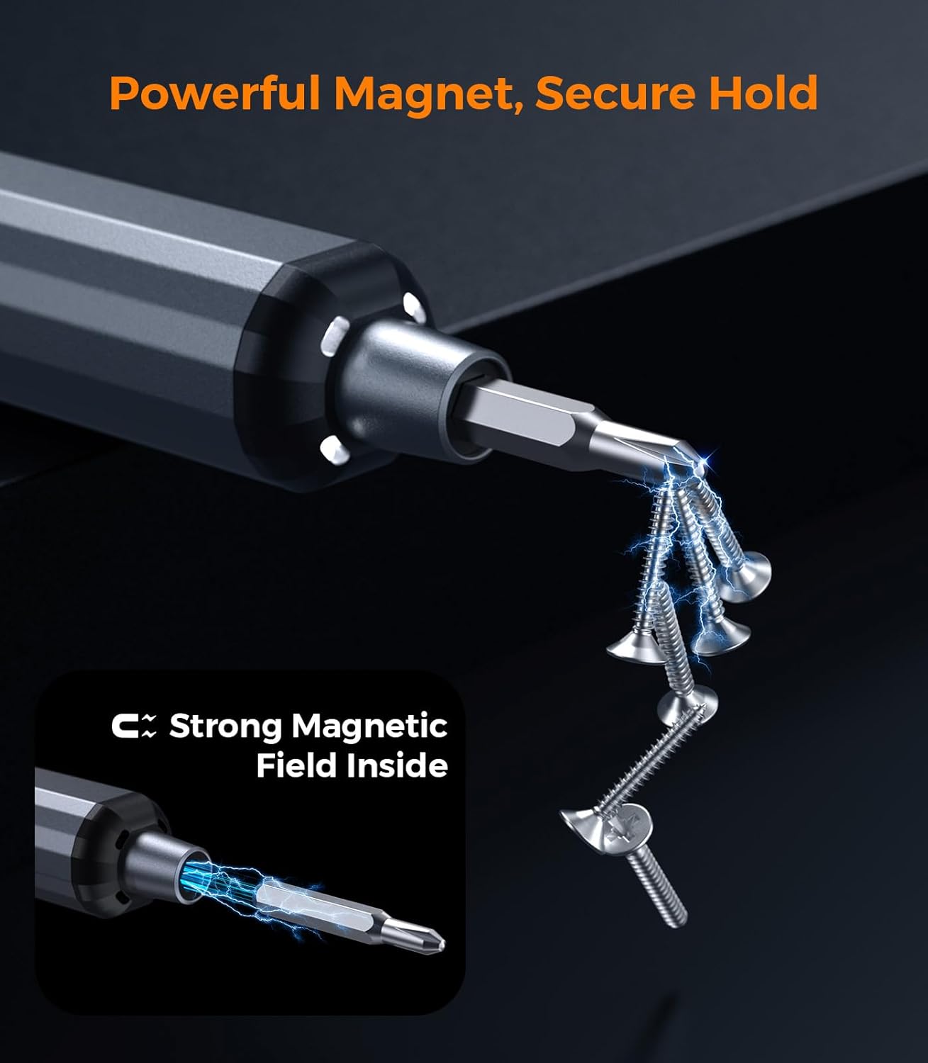 AXTH 76-in-1 Mini Electric Screwdriver Set, [Precise Torque Control] Magnetic Power Precision Screw driver, Rechargeable Tiny Cordless Repair Tool Kit, for Eyeglass, Watch, Computer, PS5, Electronic