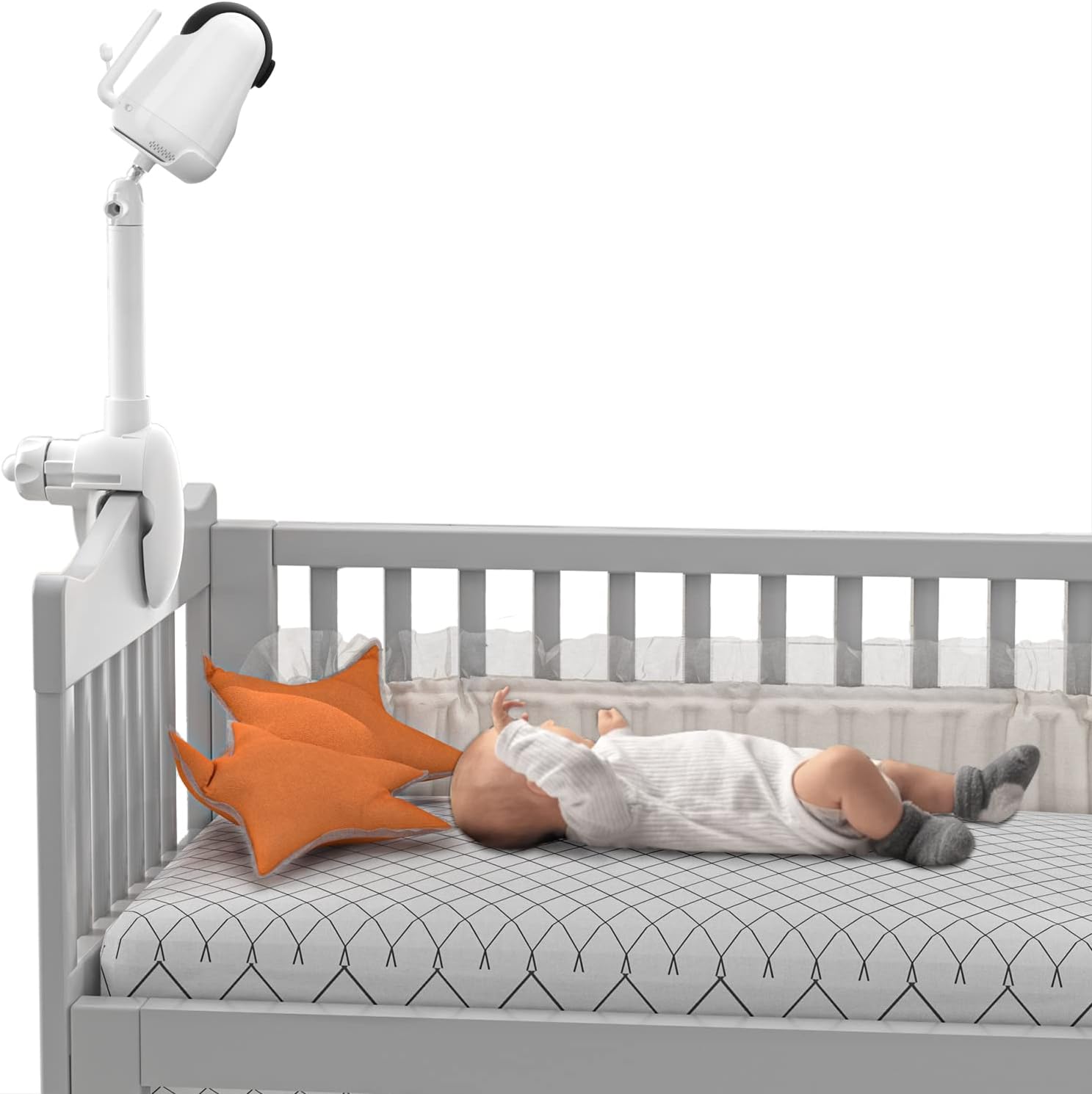 Crib Mount for VAVA Baby Monitor 720P and for Hipp Baby Monitor