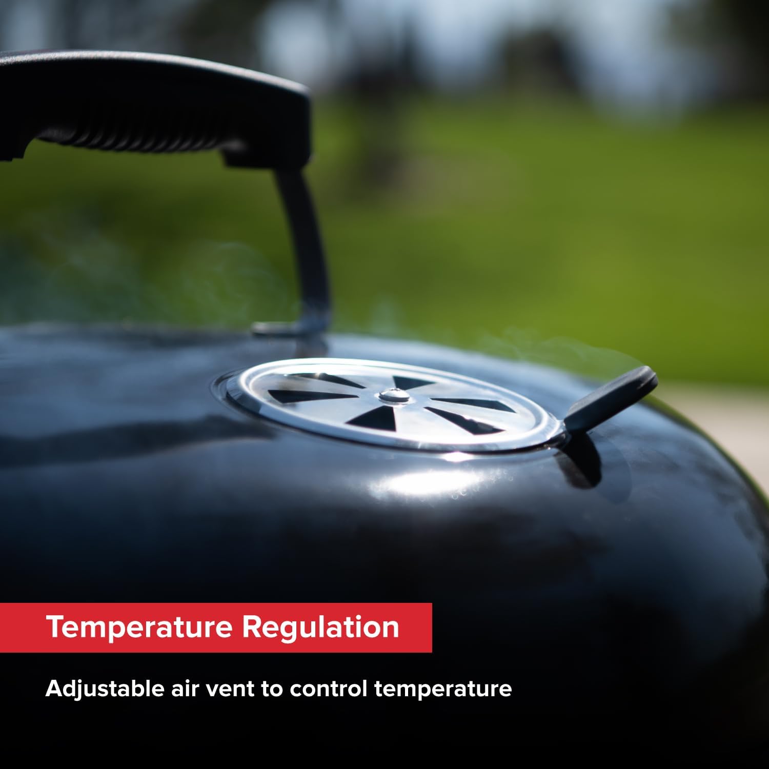 Close-up of the steel wire cooking grid