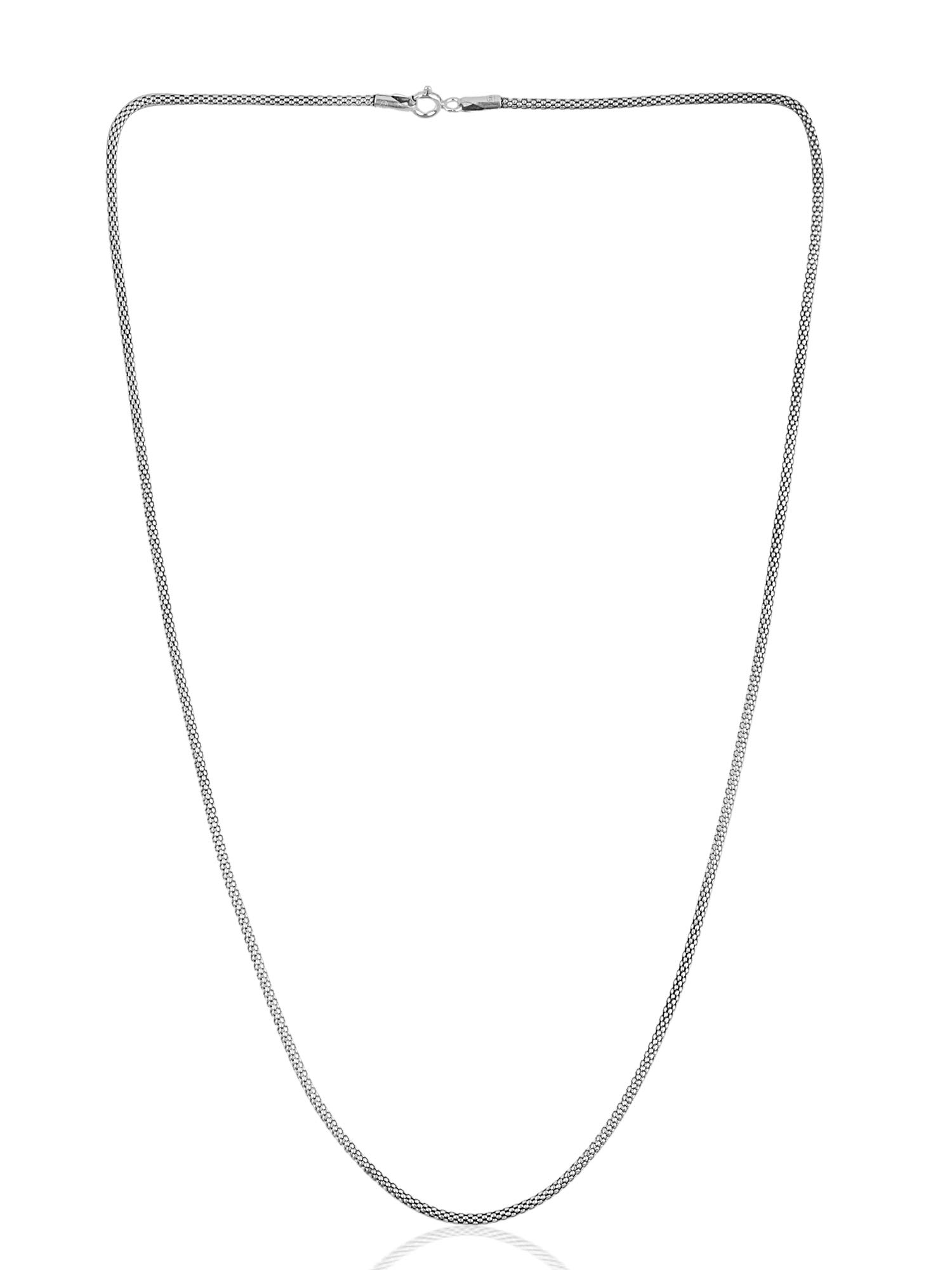 Nemichand Jewels Sterling Silver 925 oxidized Chain for Women & Men (22inch) (B08JD6LXHB) Amazon Price History, Amazon Price Tracker