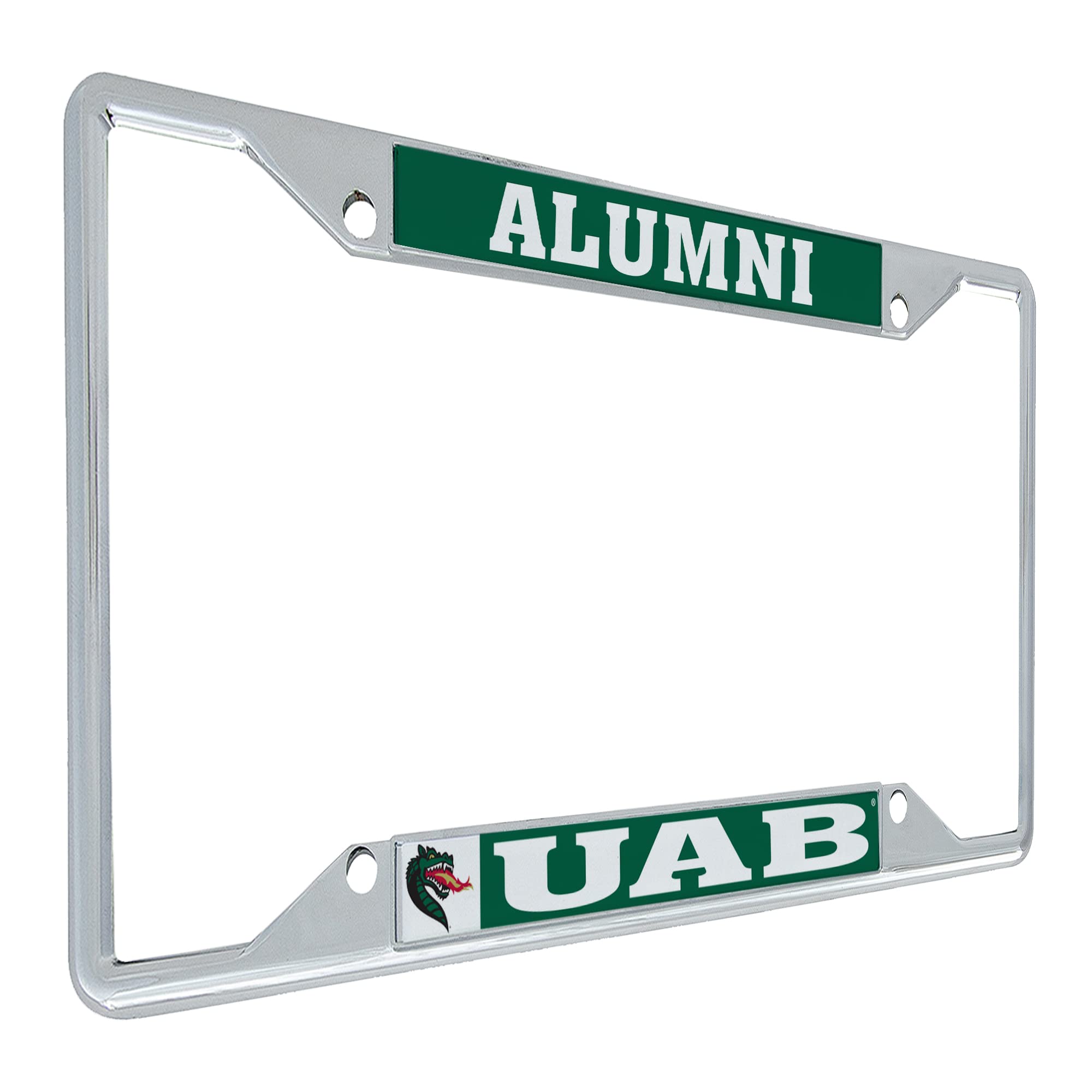 Desert Cactus University of Alabama at Birmingham License Plate Frame UAB Blazers Metal Car Tag Holder Plate Holder for Front or Back of Car Officially Licensed (Alumni)