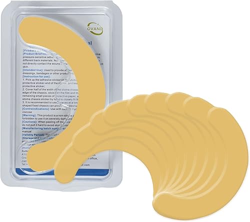 20 tiras de barrera para ostomía, tiras elásticas moldeables de barrera médica hidrocoloide adhesiva, tiras de barrera cutánea sin látex, extensores