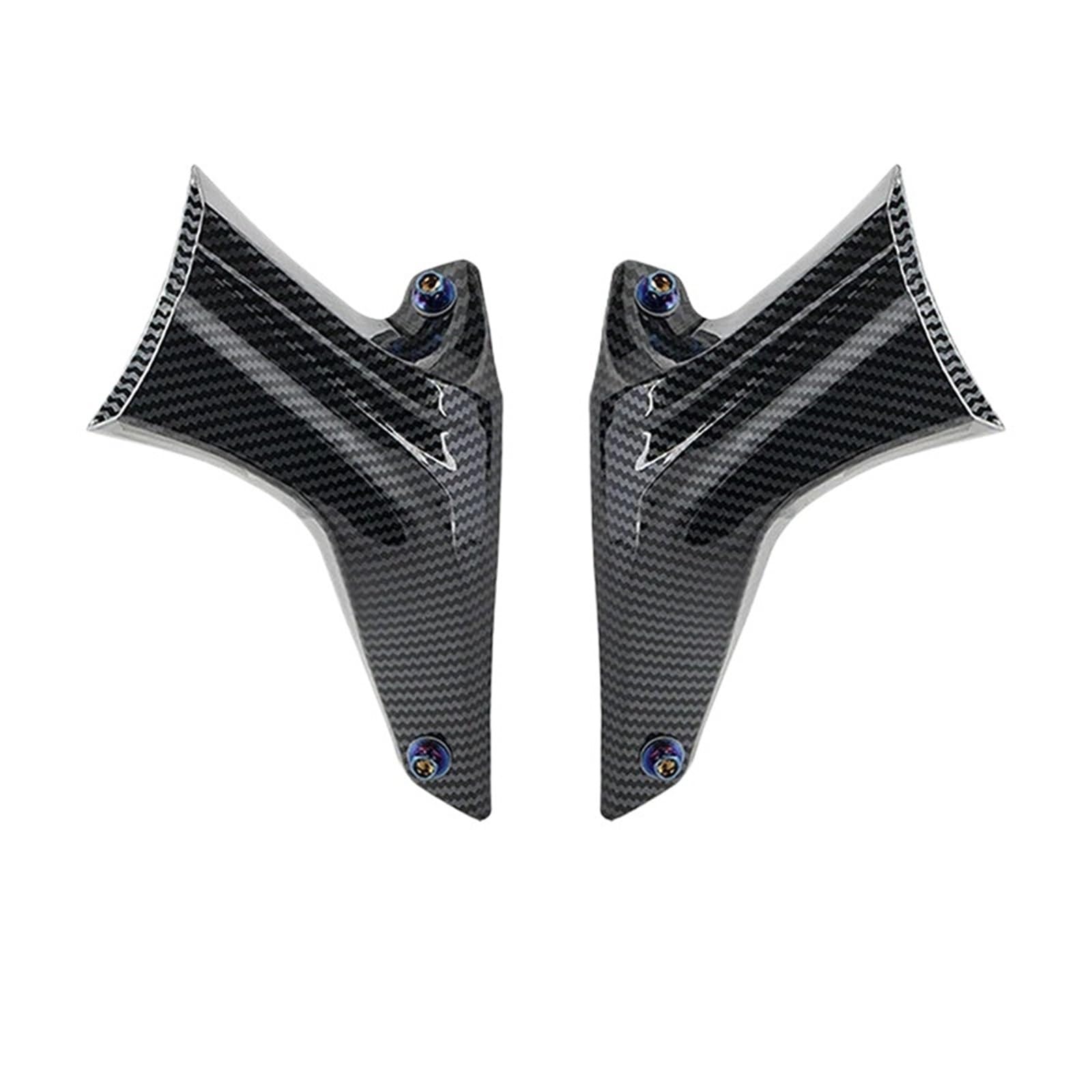 Compatible con Conducto De Refrigeración De Pinza Yamaha R1. | Aspecto de fibra de carbono, estructura duradera, se vende por par for instalación directa.