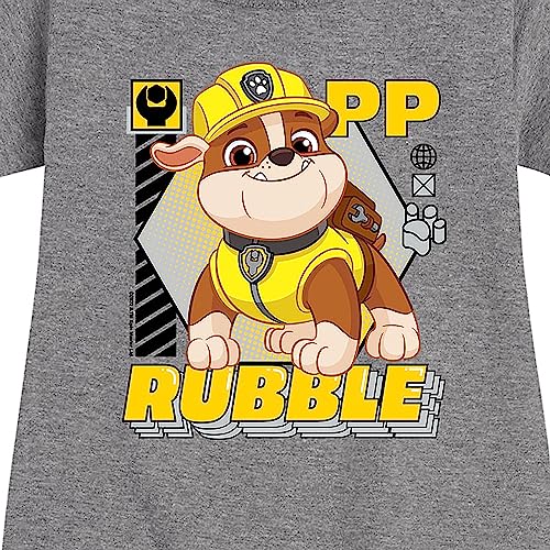 HYBRID APPAREL - Paw Patrol - Rubble Graphic - Toddler & Youth Girls Fleece Dress3