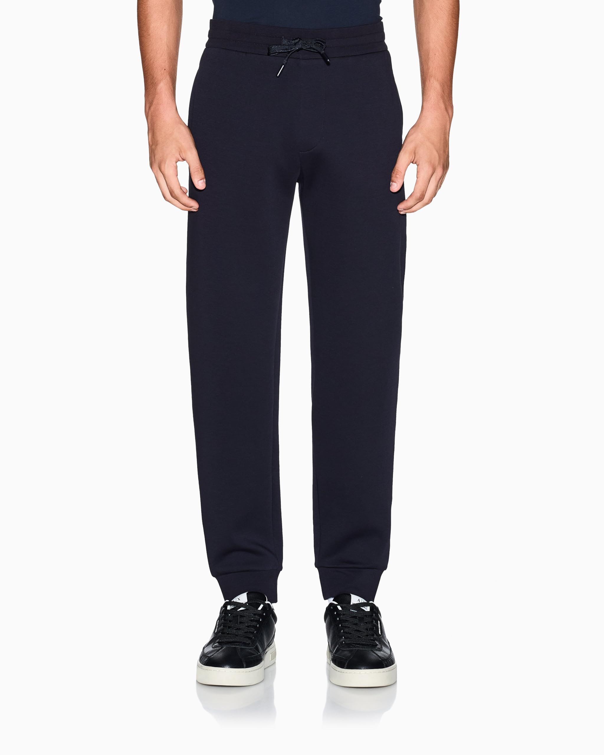 Armani Exchange Men's Icon Project, emboidered Logo, Sweatpants, Blue, M