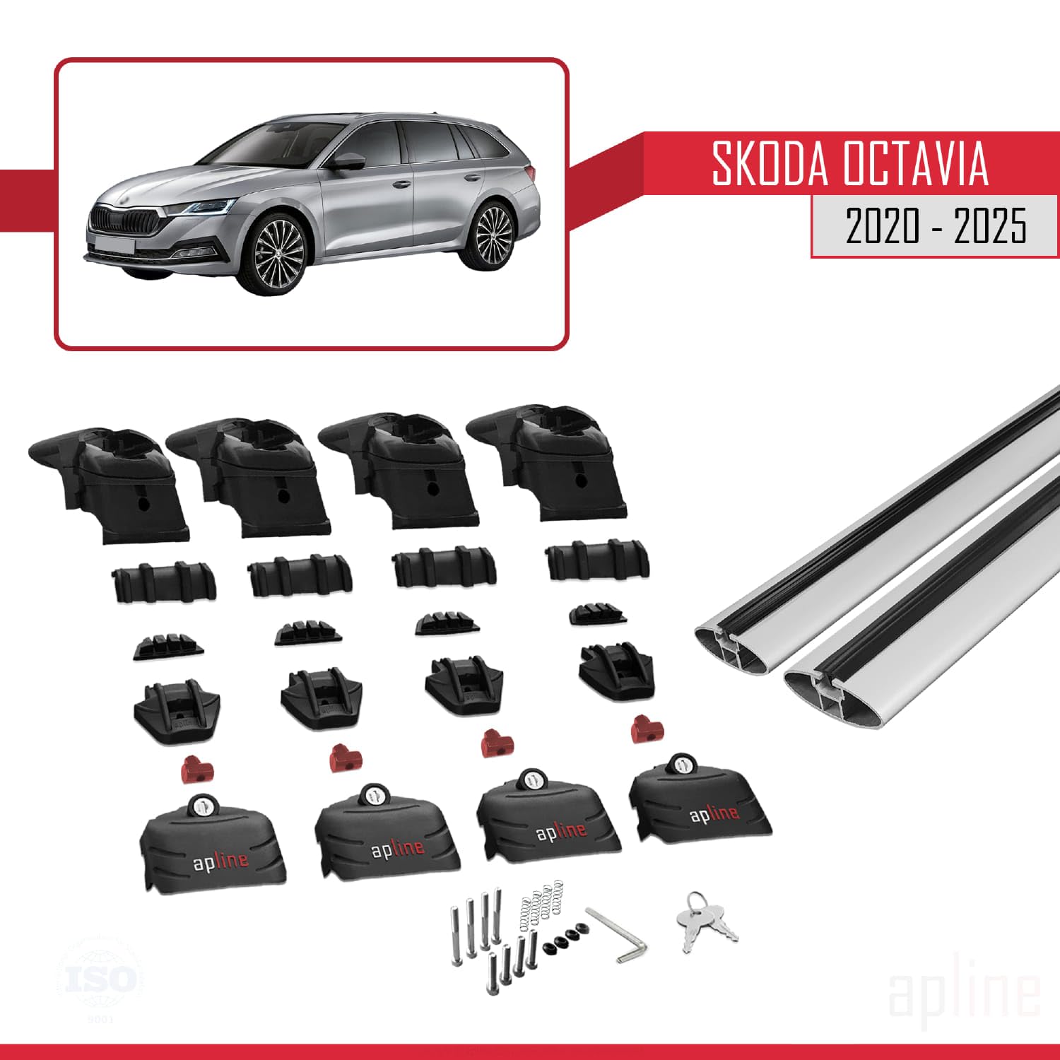 Barre Tetto Per Cupra Terramar 2025 ACE-2 - Portapacchi In Alluminio Nero, Carico 75kg - Foto 6