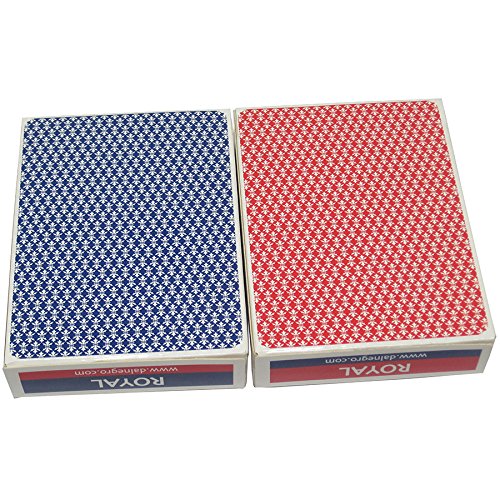 Dal Negro Treviso Royal Cartas Poker Red/Blue 2 Barajas miniatura 2