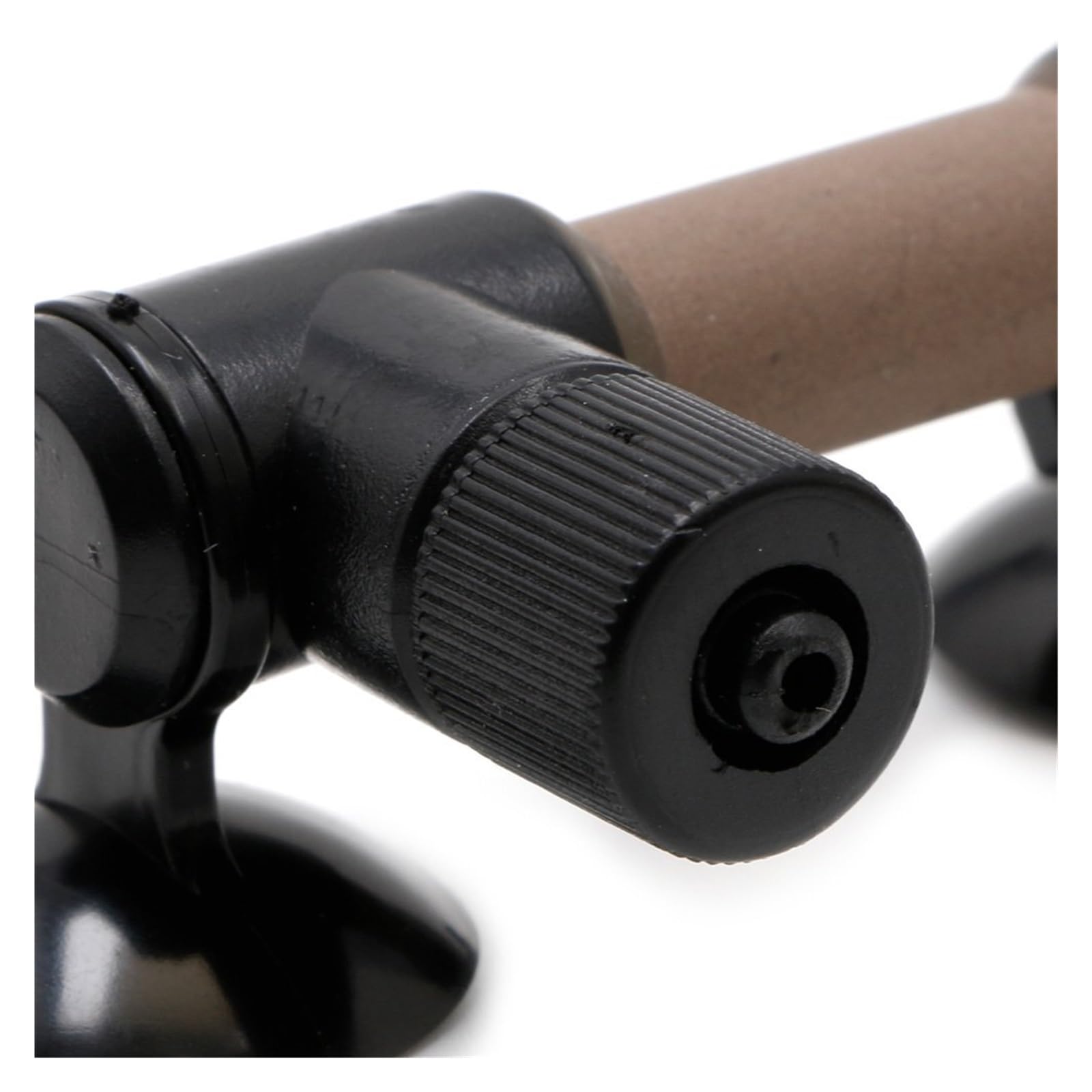 Diffuseur de CO2 pour aquarium, atomiseur en céramique fine avec efficacité super diffuse, design de tube de CO2 à visser sécurisé, noir et kaki (L)
