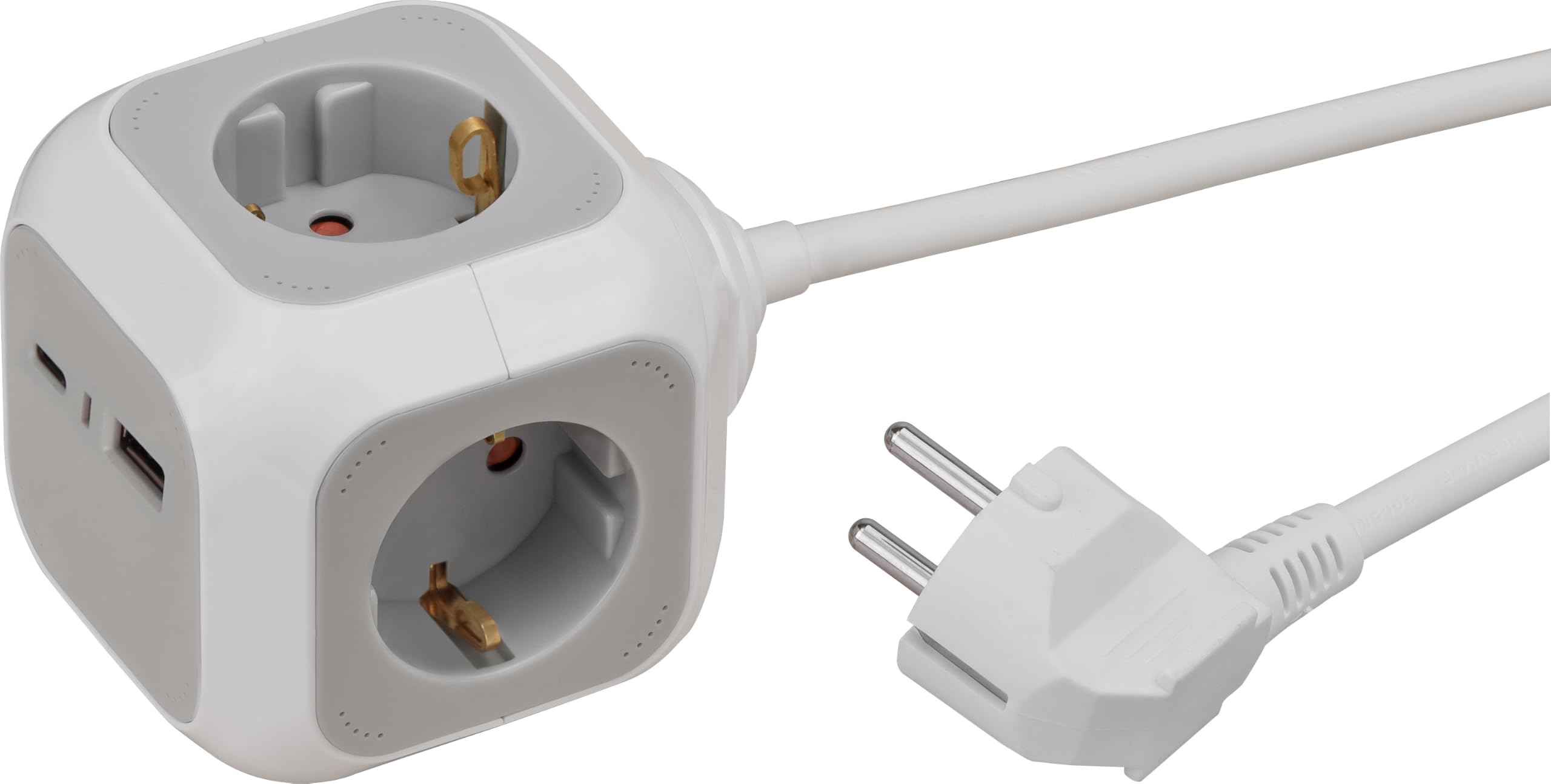 Brennenstuhl Alea-Power USB-Cargador Bloque de Toma 4-vías