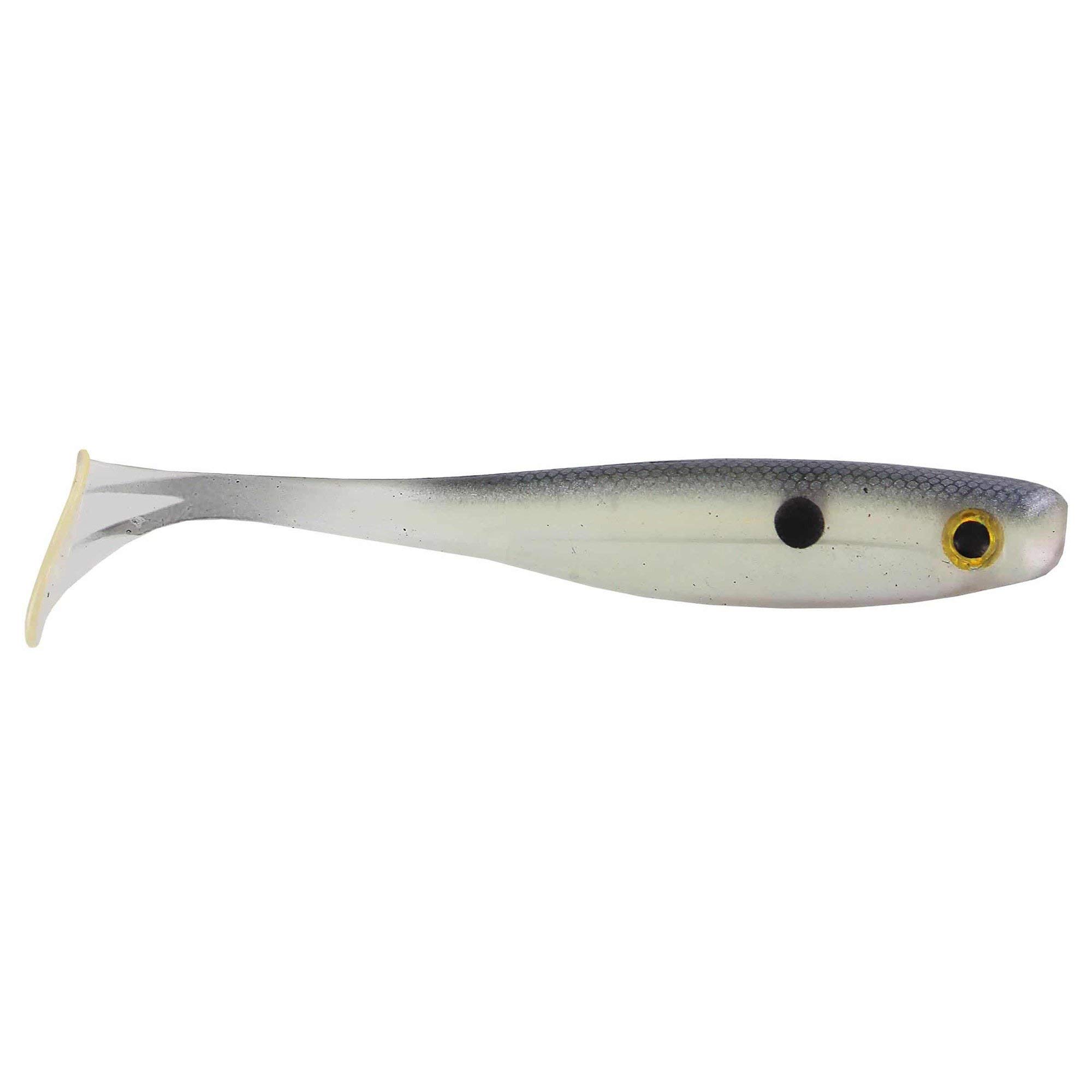 Big Bite Baits 5Swtm-05 Suicide Shad, 5'' Artificial-Fishing-Bait,Silver/Grey