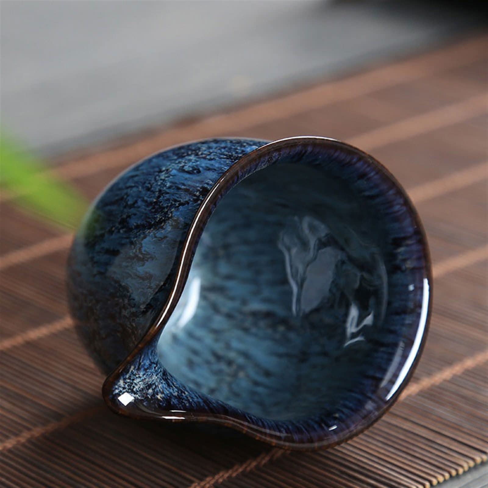 Pot À Lait Rétro café Lait cruté créatif Couleur Chinois Kung-fu Tige de thé Kung fu pichet 200ml Petit Pot fabriqué à la Main en Porcelaine ménagère Pichet à Lait (Color : A)