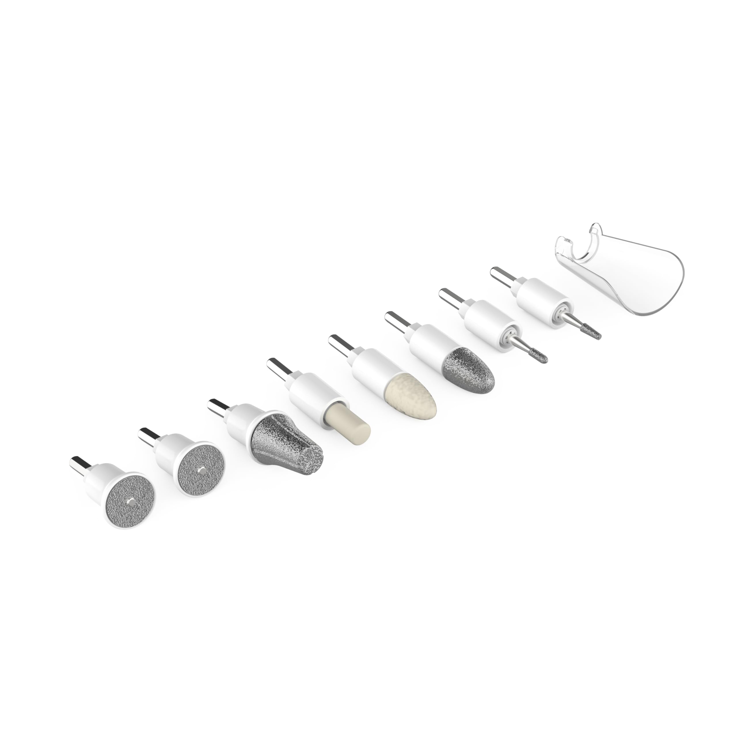 Pure Enrichment PureNails Luxe 9-Piece Replacement Nail Drill Set