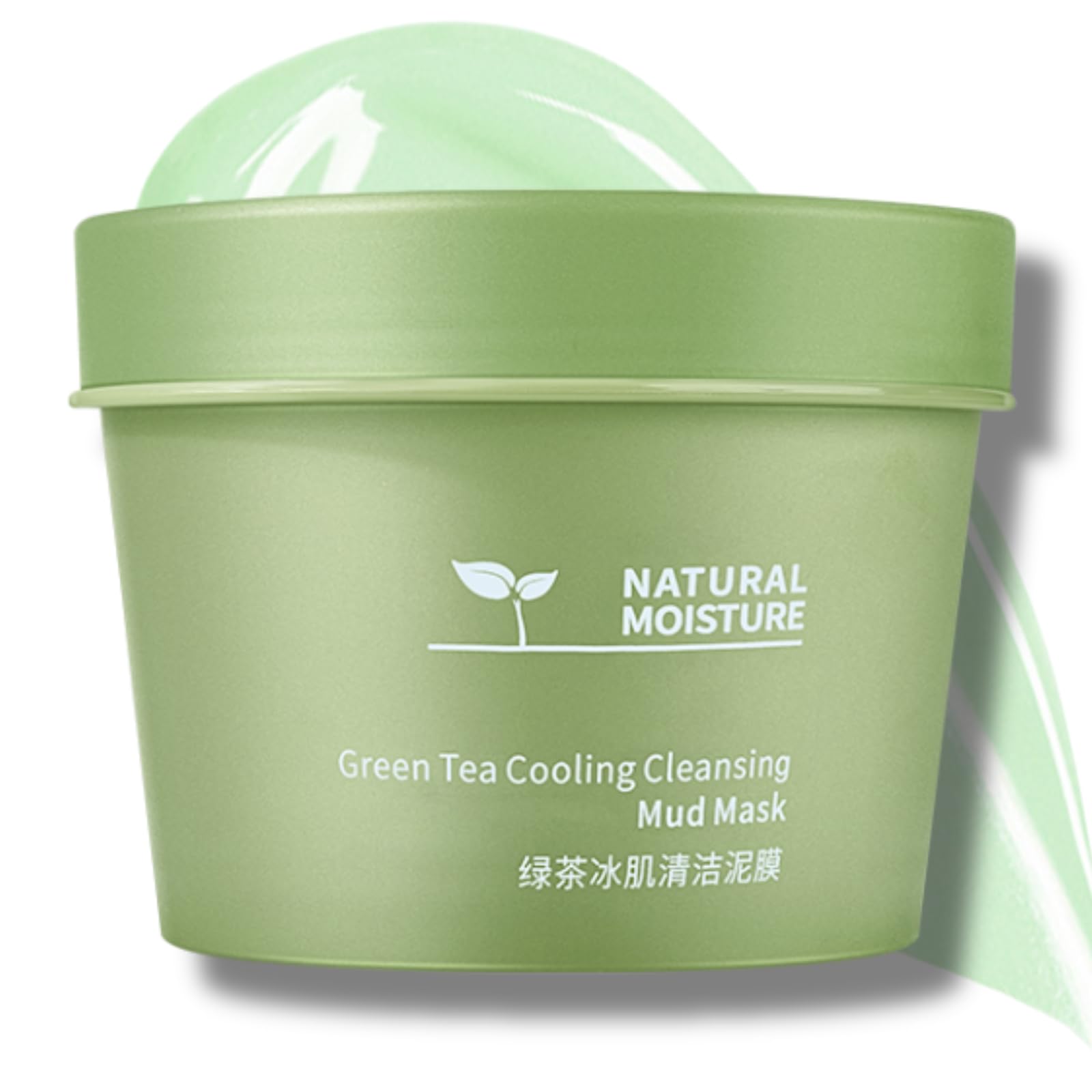 Green Tea Mask Mud Mask, Face Masks Skincare, Green Clay Mask - Spa Quality Pore Reducer for Acne & Oily Skin, Hydrating Deep Cleansing Cooling Face Mask, Vegan Natural Skin Care for Women, Men 100G