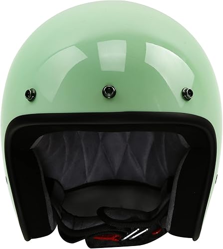 Miniatura 7 de TCMT Dot 34 - Casco abierto para adultos para scooter, ciclomotor, Cruiser Cafe Racer Retro Vintage Street Bike Casco de motocicleta
